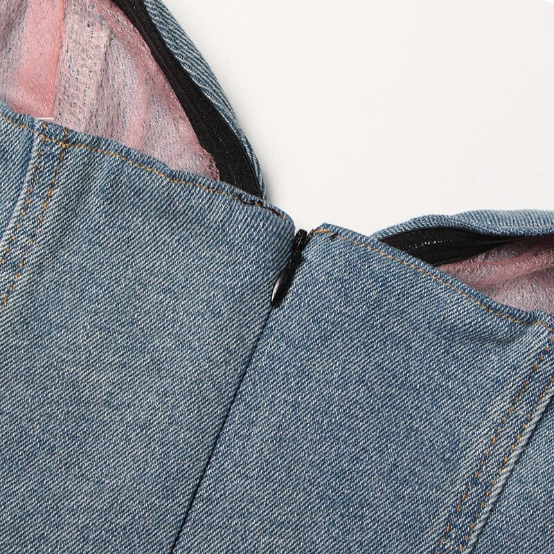 Dune | Chic Denim Mini Dress