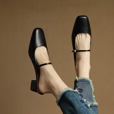 Zara | Luxurious Leather Mules