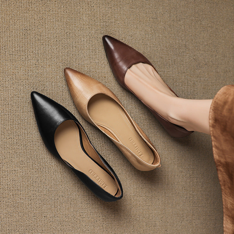 Natura | Luxe Leather Flats