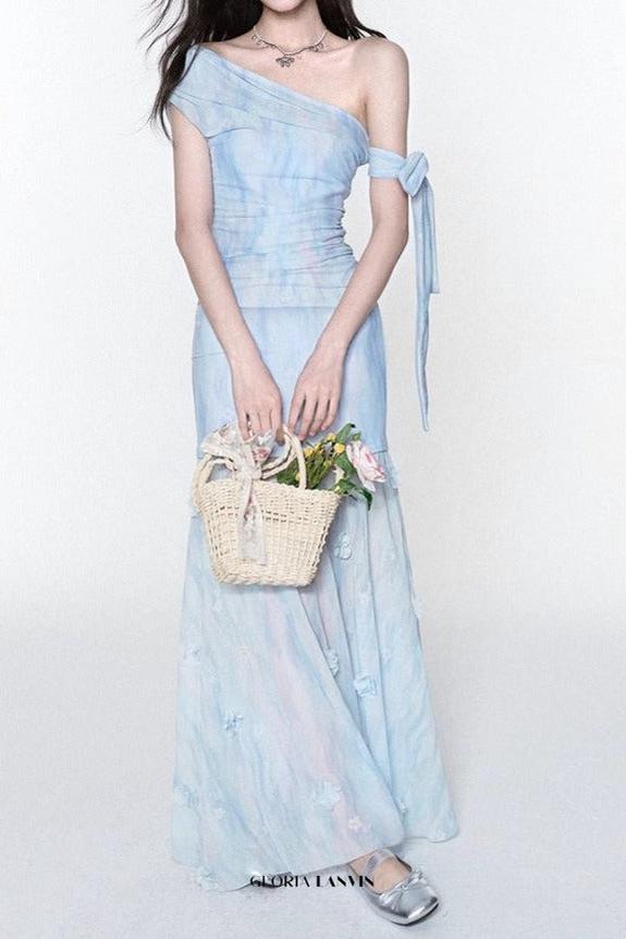 Zara | Chic One-Shoulder Maxi Dress