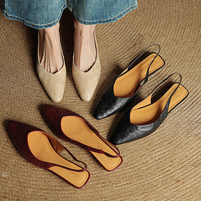 Ava | Chic Leather Slingbacks