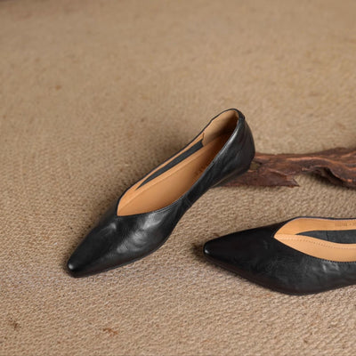 Zara | Luxe Leather Slip-Ons