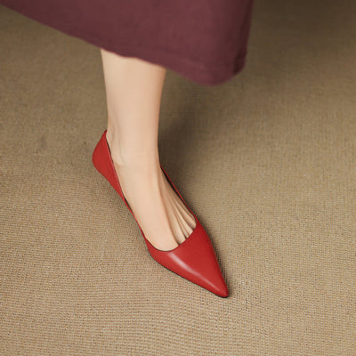 Vogue | Luxurious Leather Heels