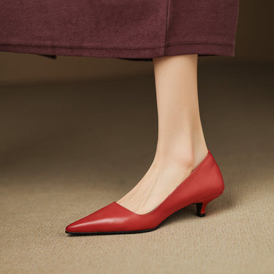 Vogue | Luxurious Leather Heels