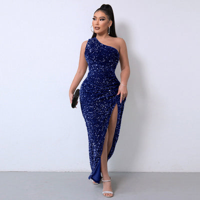 Luxe | One-Shoulder Evening Gown