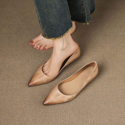 Mira | Luxurious Leather Ballet Flats