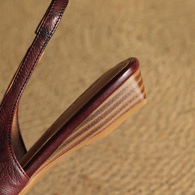 Ava | Chic Leather Slingbacks