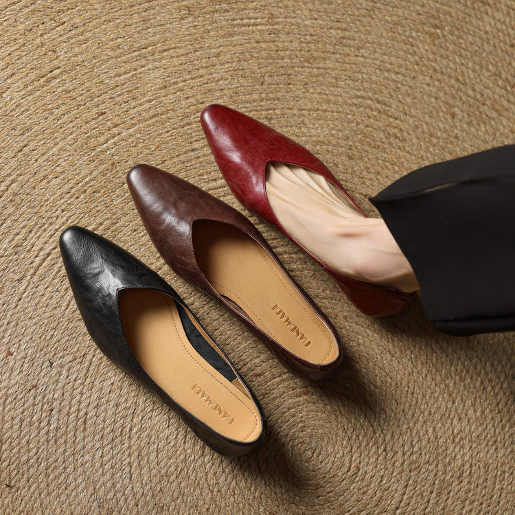 Zara | Luxe Leather Slip-Ons