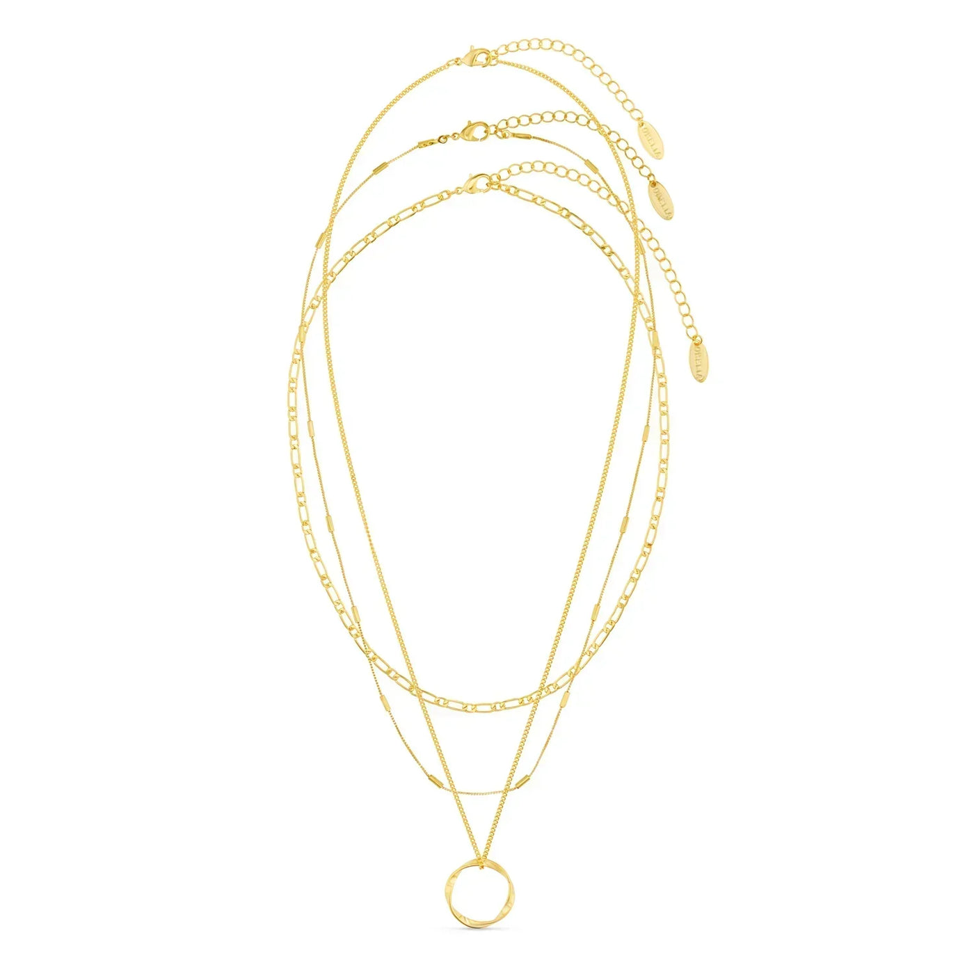 Aura | Chic Triple Strand Necklace