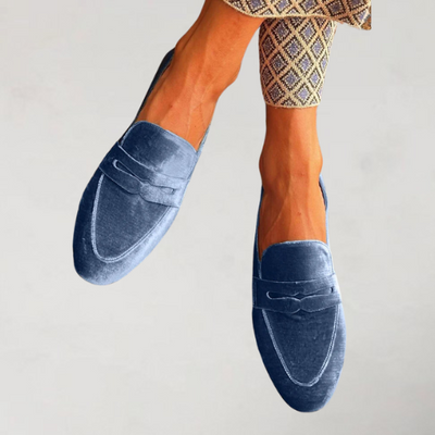 Zara | Luxurious Velvet Loafers