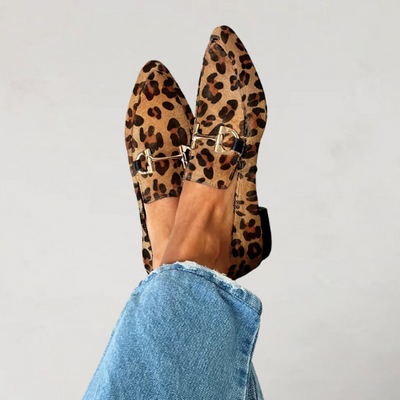 Kaya | Chic Leopard Loafers