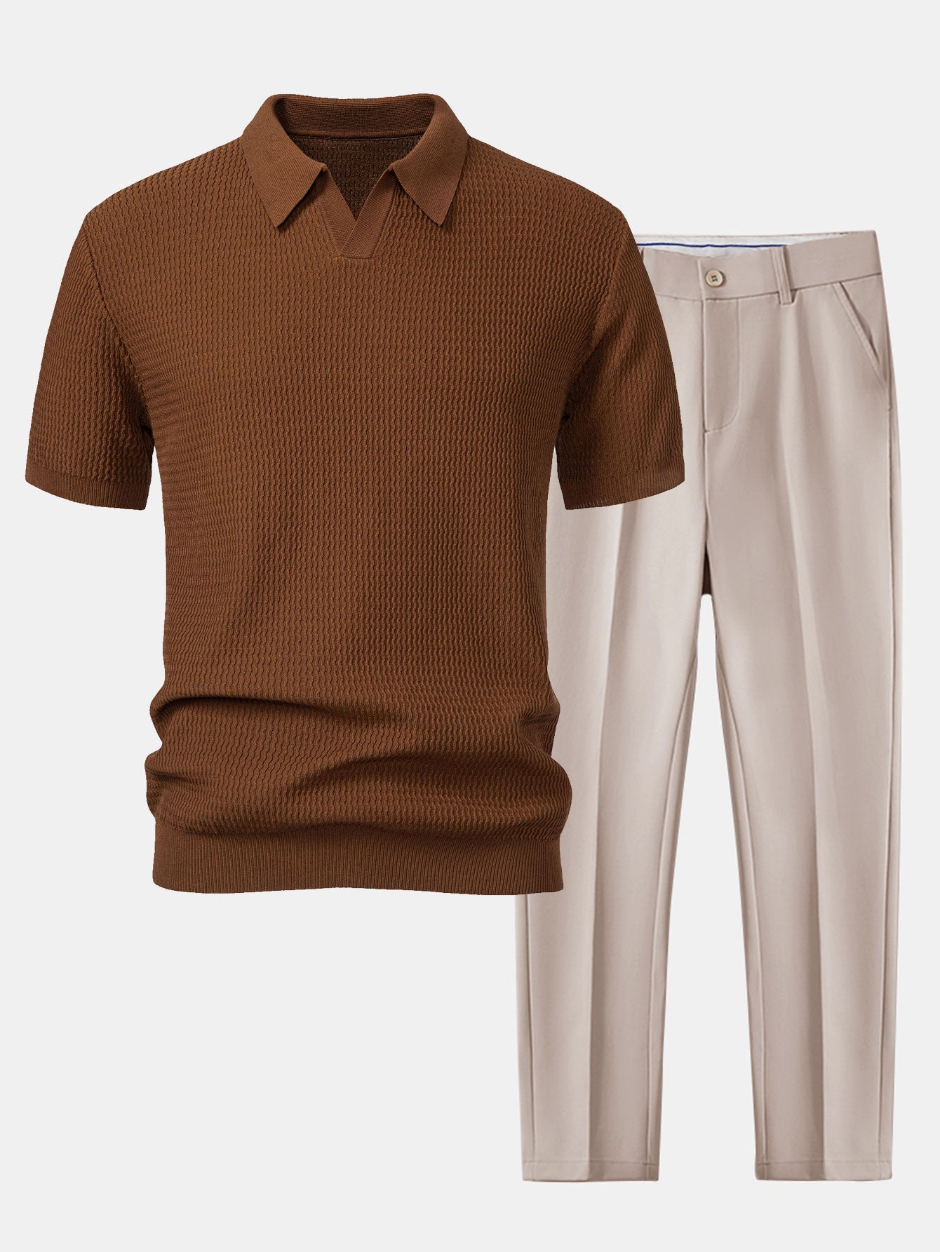 Teez | Golf V-Neck Polo Set