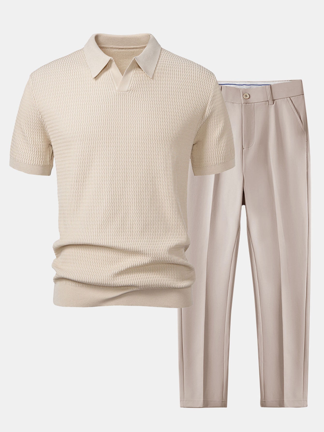 Teez | Golf V-Neck Polo Set