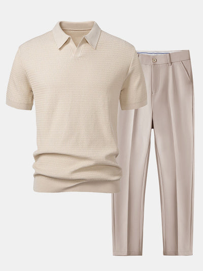 Teez | Golf V-Neck Polo Set