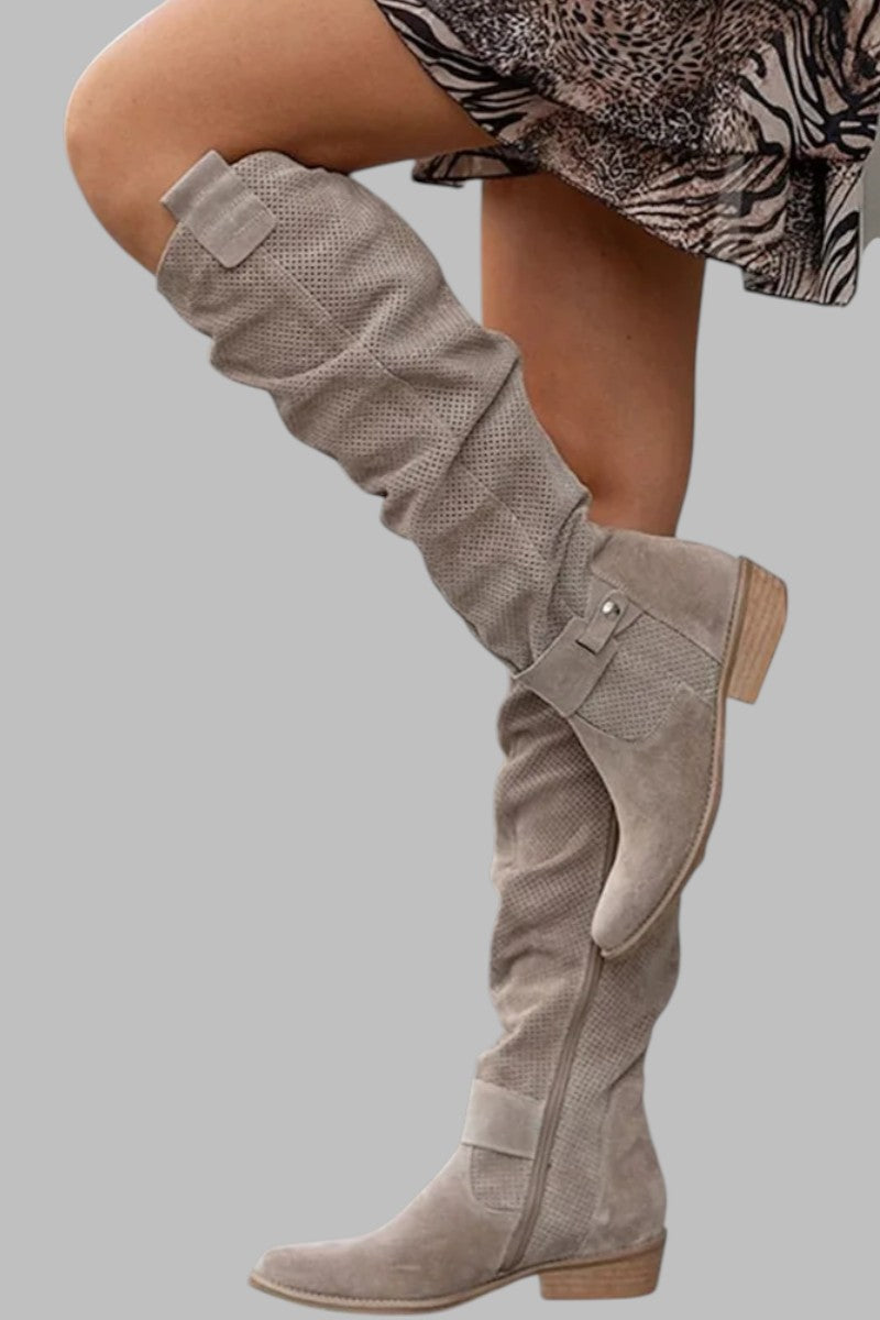 Vogue | Luxe Suede Ankle Boots