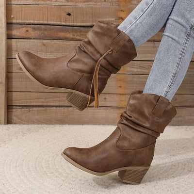 Karma | Chic Western Ankle Boots