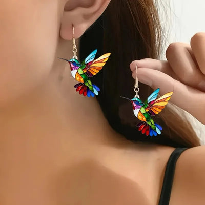 Wattle | Vibrant Hummingbird Dangles
