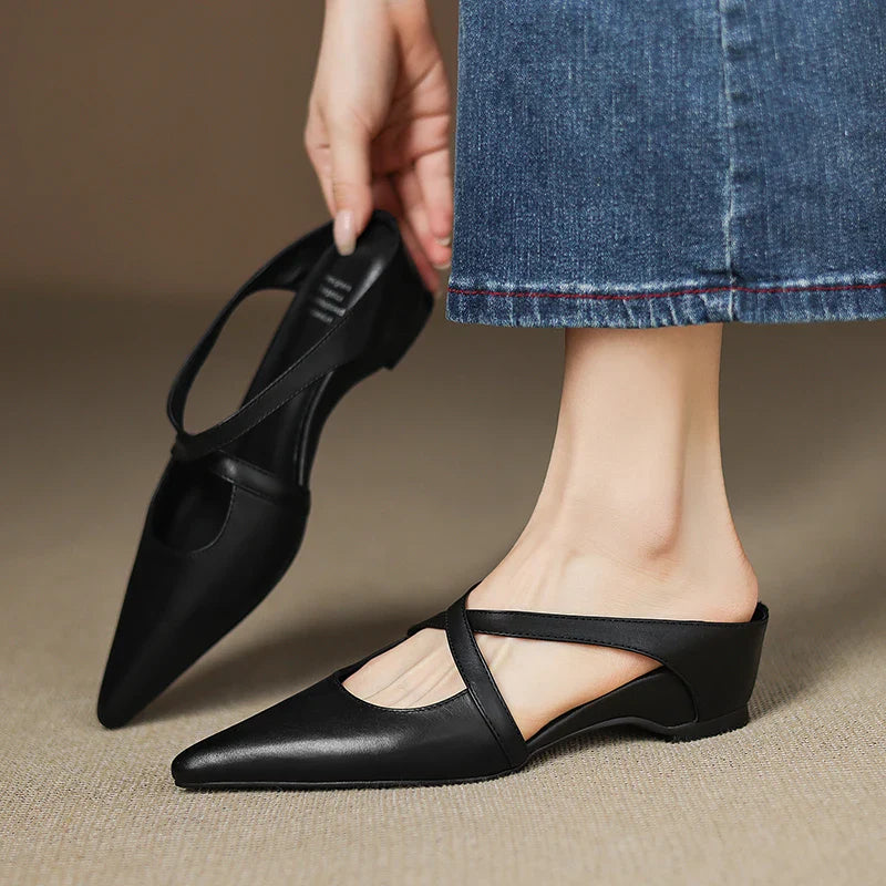 Kira | Luxurious Leather Mules