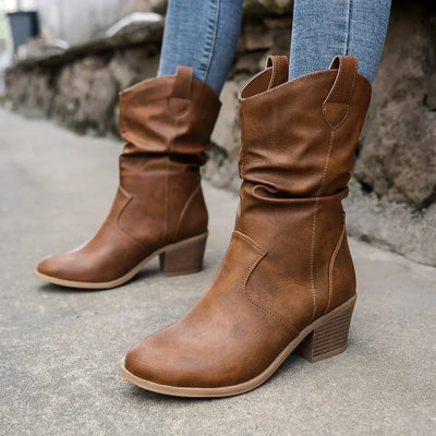 Cattleya | Timeless Western Mid-Calf Boots