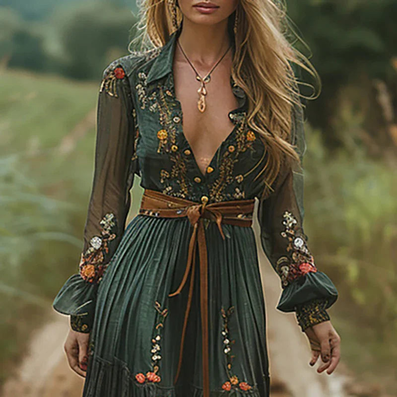 Luna | Boho Chic Maxi Dress