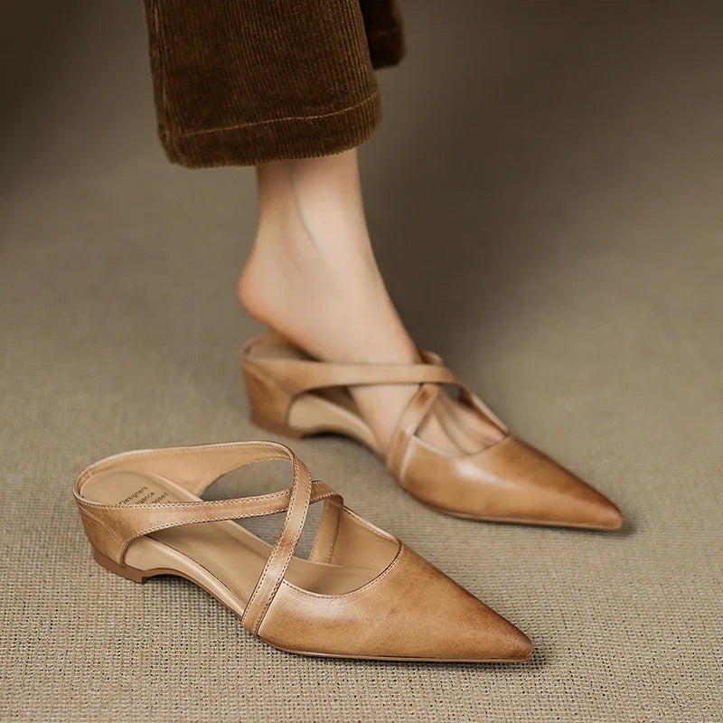 Kira | Luxurious Leather Mules