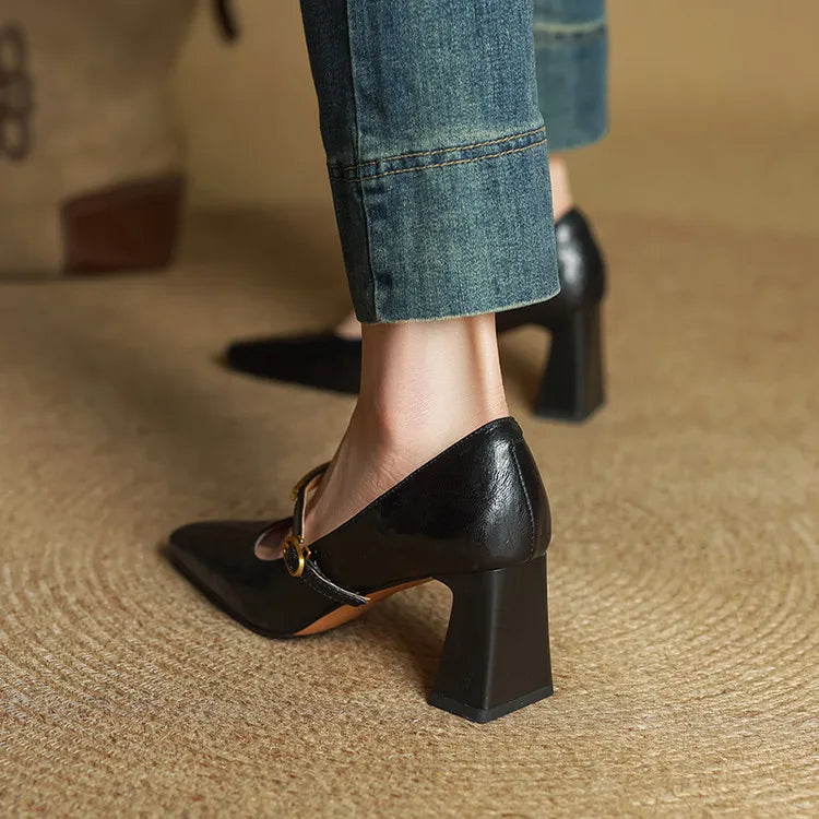 Auria | Luxe Leather Heels