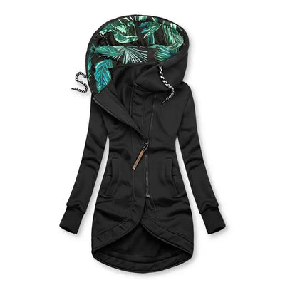 Navi | Chic Hooded Asymmetrical Jacket