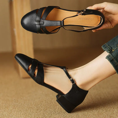 Nora | Chic T-Bar Flats