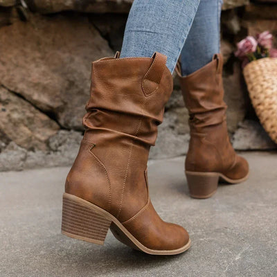 Cattleya | Timeless Western Mid-Calf Boots