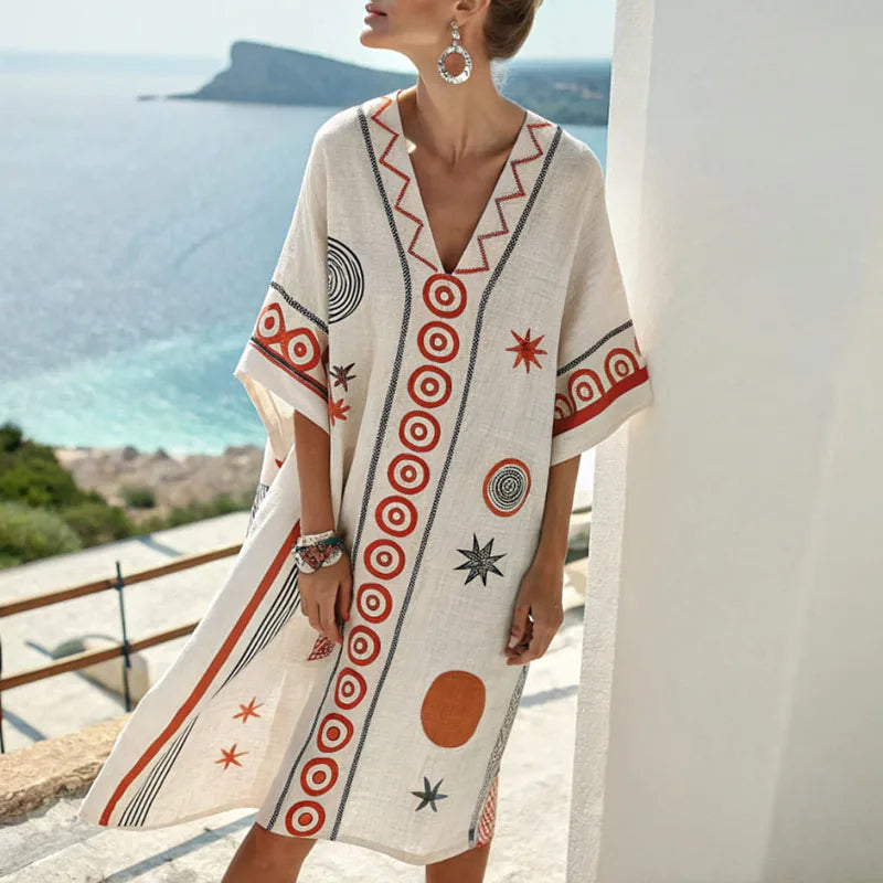 Nala | Luxurious Silk Beach Dress
