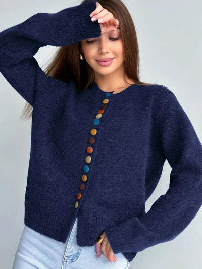 Lyra | Chic Button-Detail Cardigan