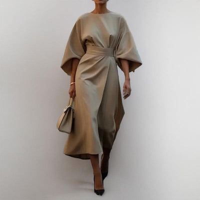 Eldra | Luxurious Batwing Maxi Dress