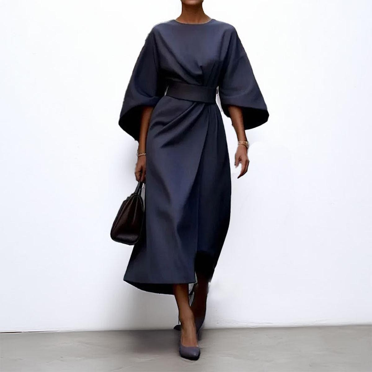 Eldra | Luxurious Batwing Maxi Dress
