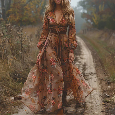 Luna | Boho Chic Maxi Dress