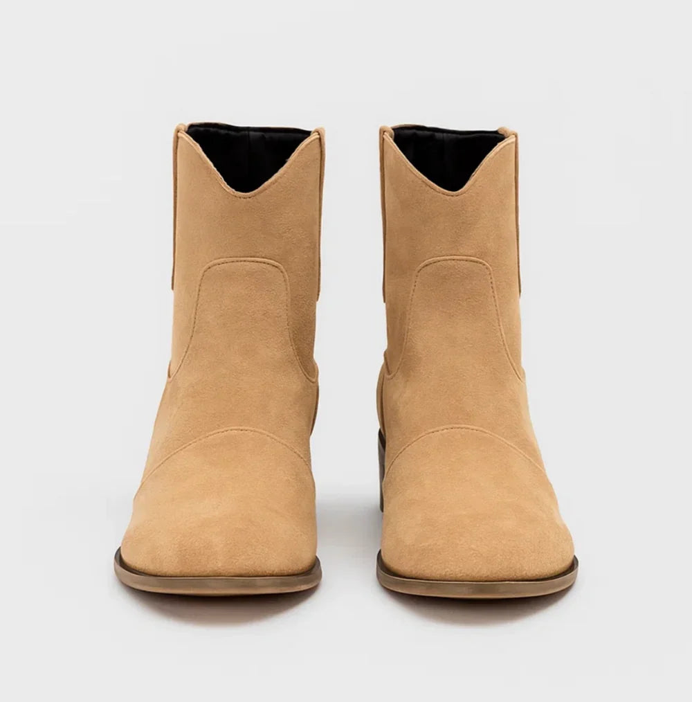 Boulder | Western Suede Boots