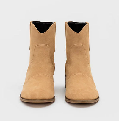 Boulder | Western Suede Boots