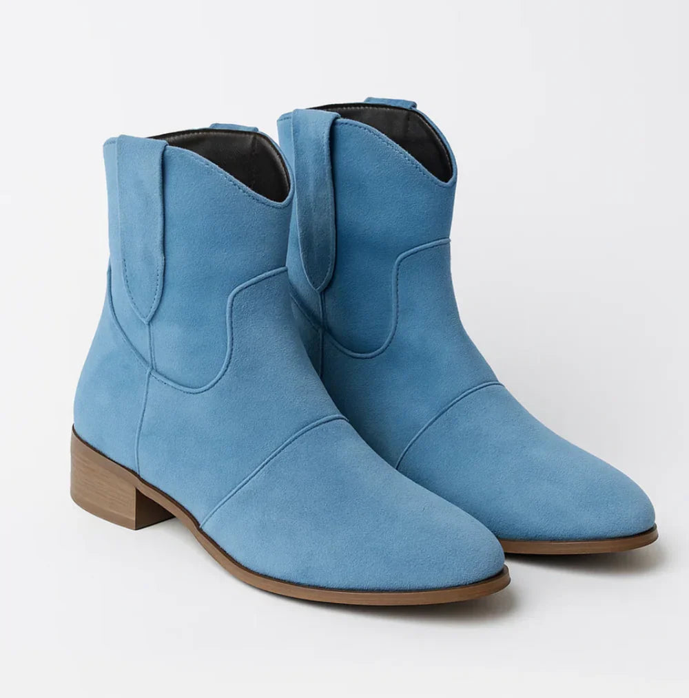 Boulder | Western Suede Boots