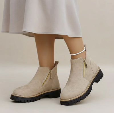 Natura | Soft Suede Ankle Boots