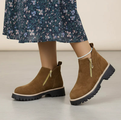 Natura | Soft Suede Ankle Boots