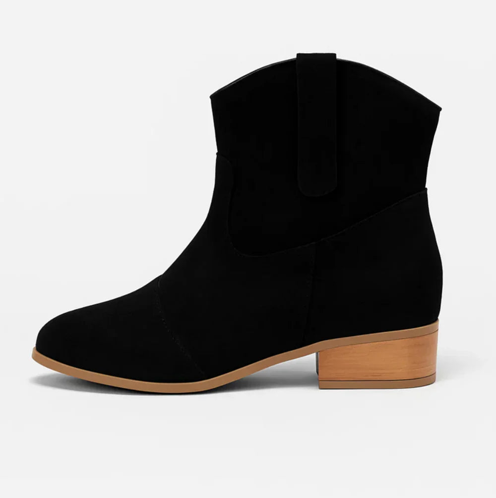 Boulder | Western Suede Boots