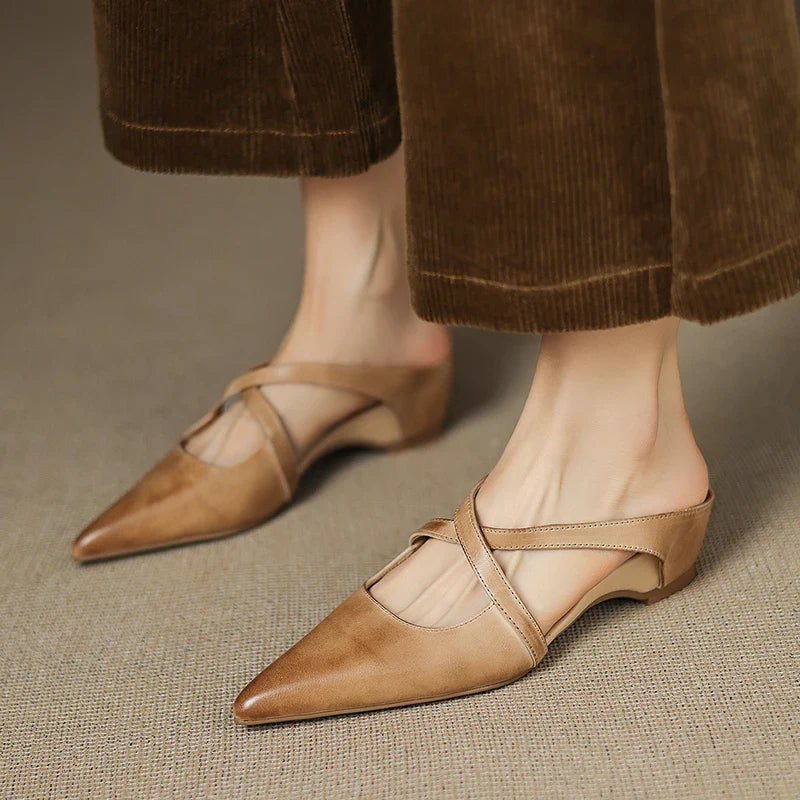 Kira | Luxurious Leather Mules
