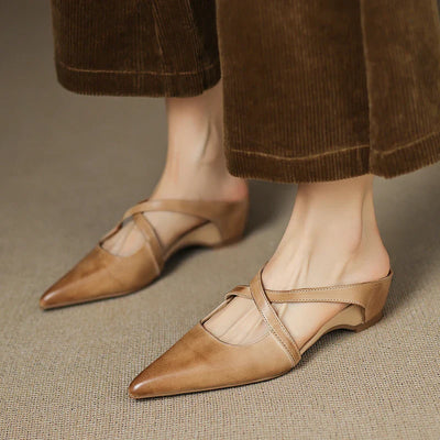 Kira | Luxurious Leather Mules
