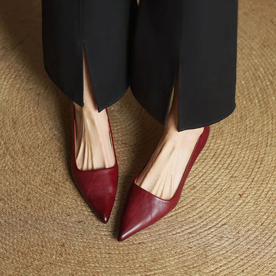 Nora | Chic Leather Heels