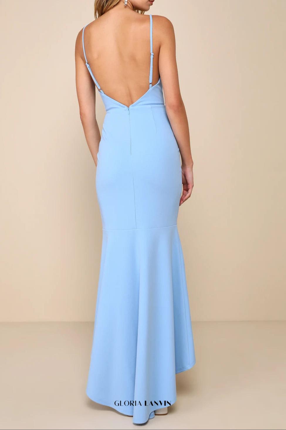 Aurelia | Elegant Backless Maxi Dress