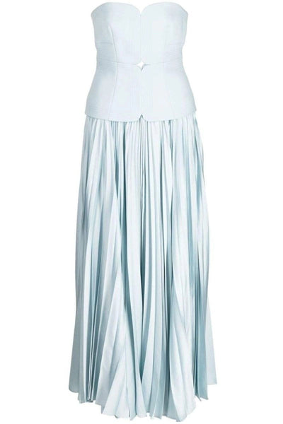 Bella | Pleated Off-Shoulder Midi Dress