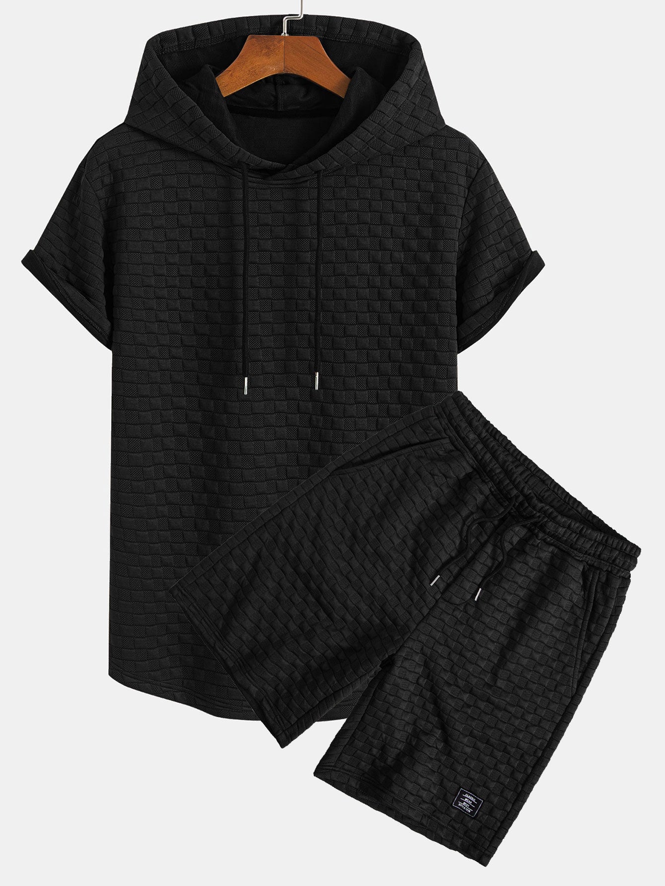 Zara | Chic Hooded Tee & Shorts