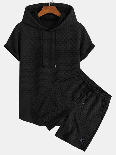 Zara | Chic Hooded Tee & Shorts