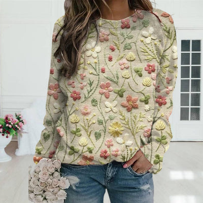Flora | Chic Floral Pullover