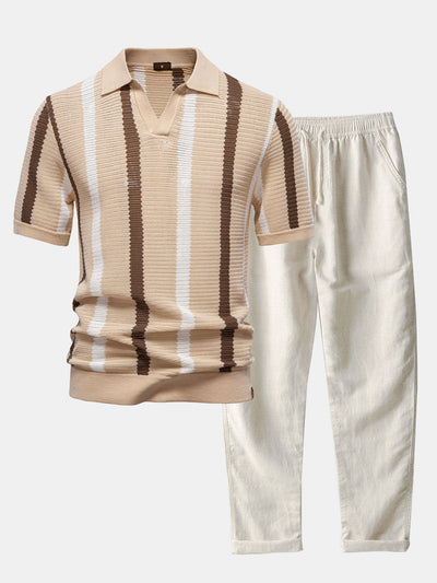 Tidal | Striped Polo & Trousers