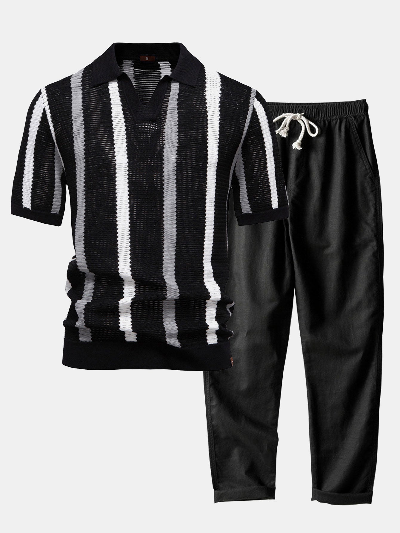 Tidal | Striped Polo & Trousers